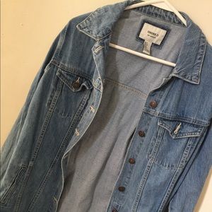 Longline denim jacket